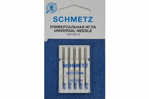 Иглы Schmetz универсальные (70x2, 80x2, 90x1), 5 шт в Домодедово