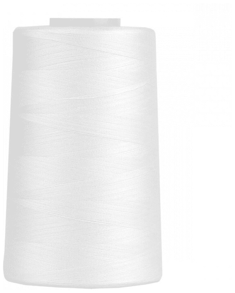Нитки Sewing Thread 40/2 5000 ярд. цвет - белый 100% п/э в Домодедово